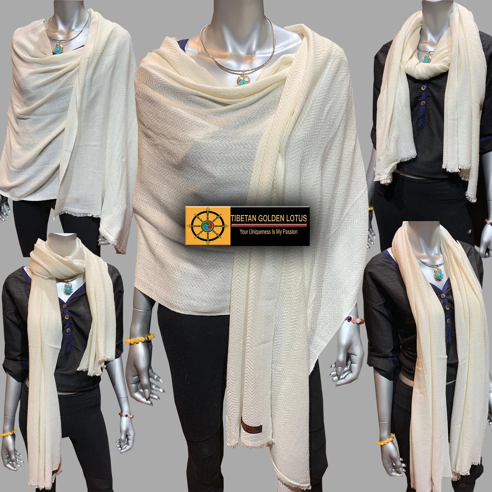 Cashmere Wrap Shawl Scarf