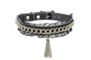 Chain Lace Tassle Choker