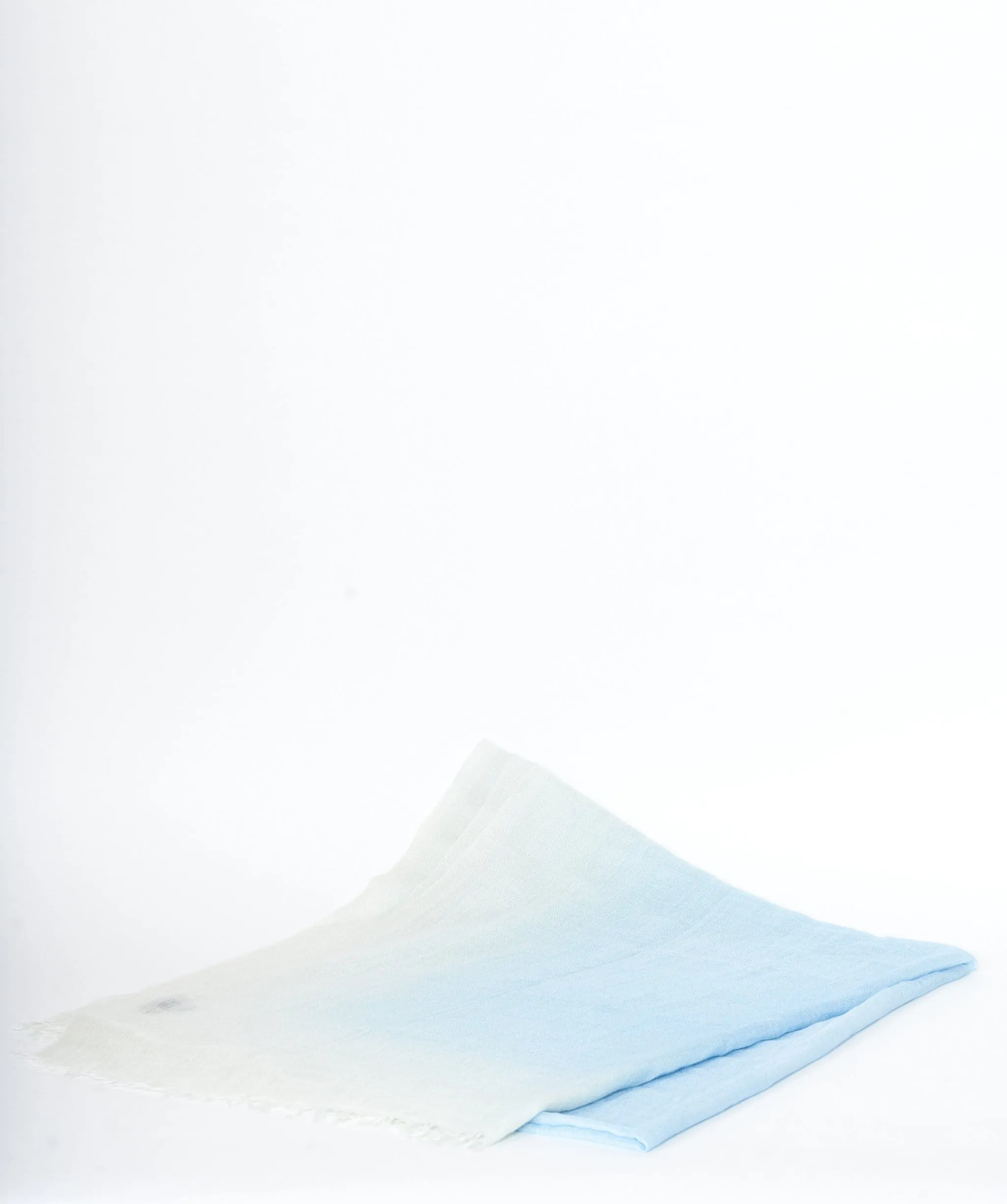 Chanel blue cashmere scarf