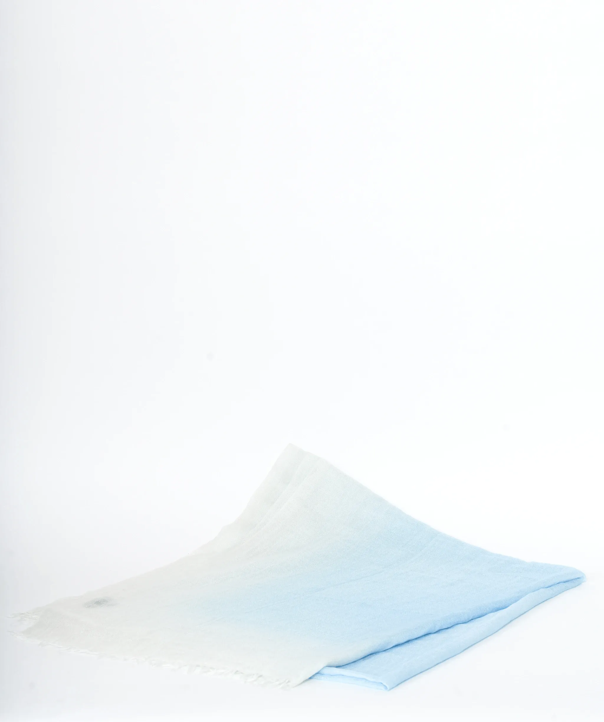 Chanel blue cashmere scarf