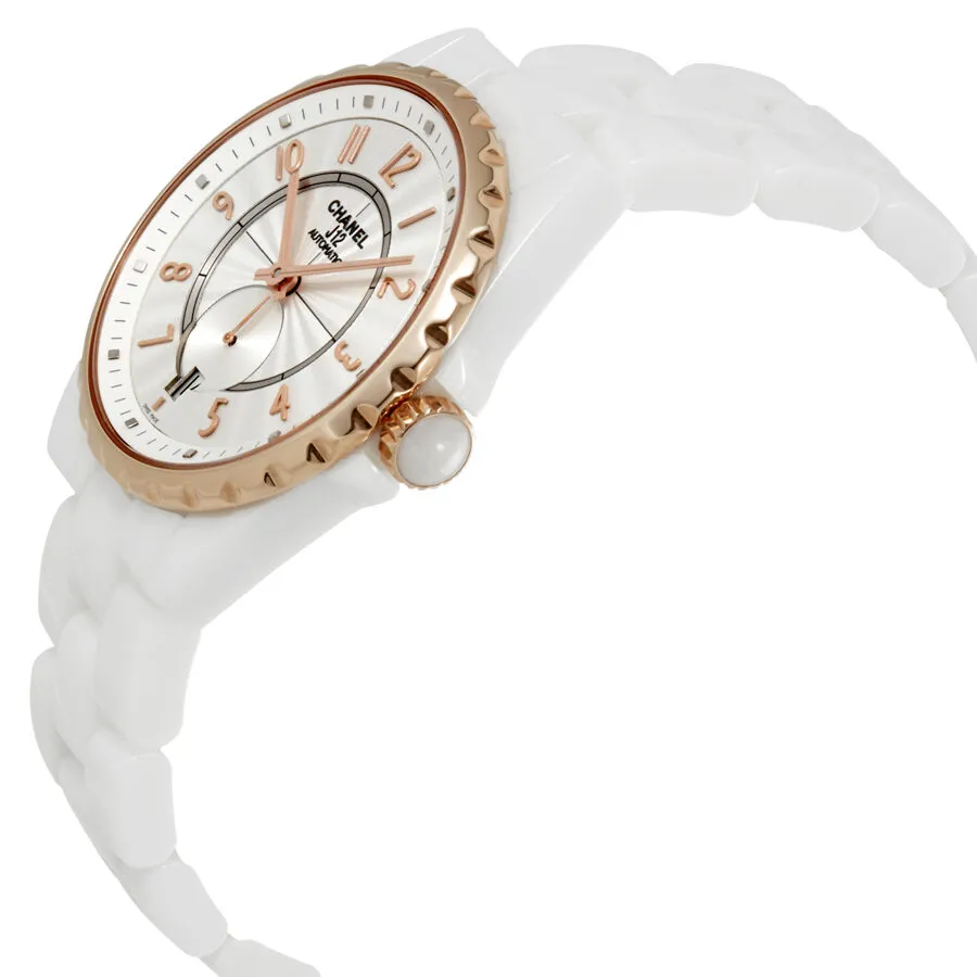 Chanel J12 Automatic White Dial Ceramic Unisex Watch H3839