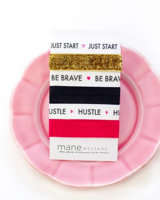 Charm and Gumption Hair Tie Package