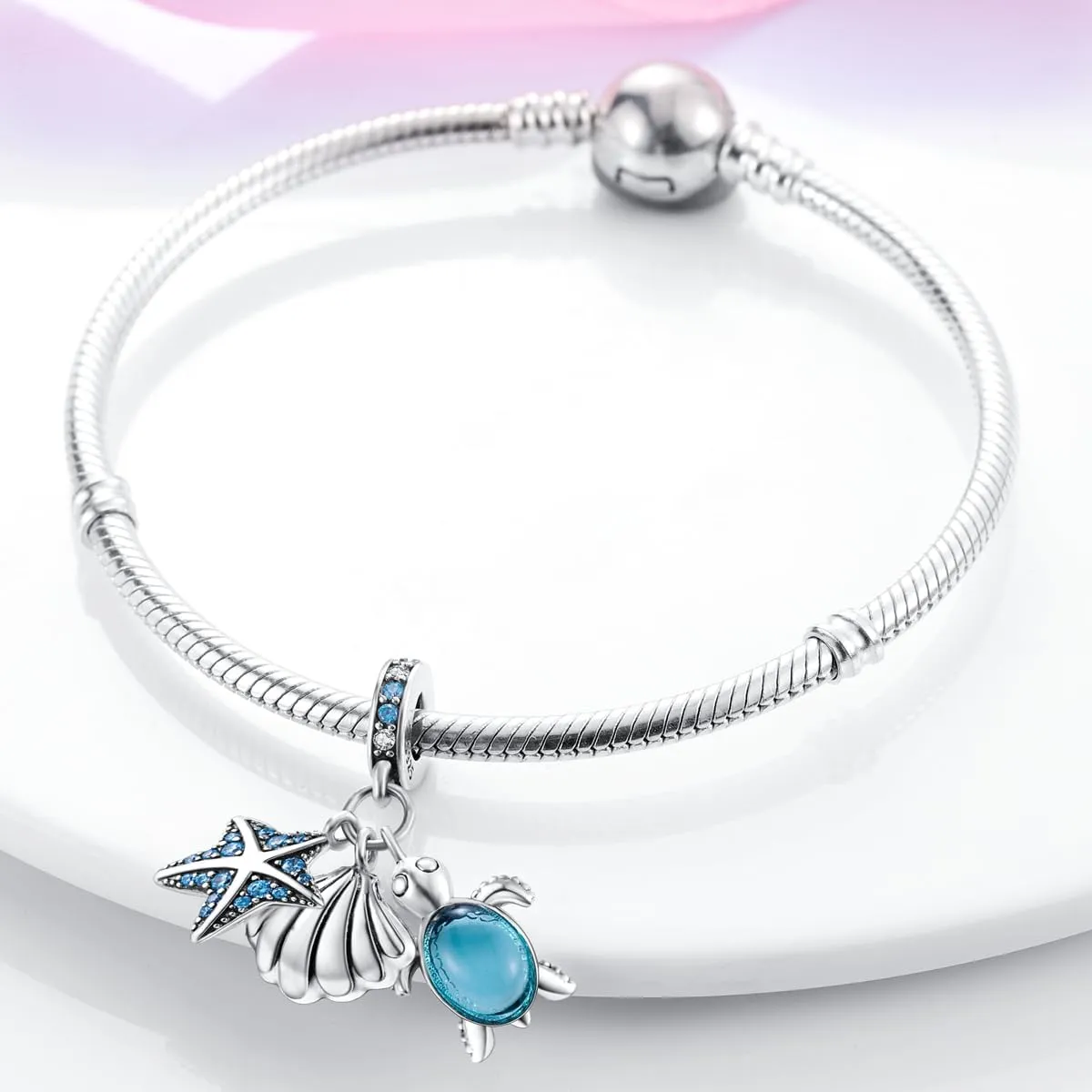 Charms Compatible with Pandora Bracelets, Sterling Silver Dangle Charms for Bracelets Necklaces Heart Butterfly Animal Travel Sunflower Moon Tree Kawaii Kitty Cute Cat Pendants Bead DIY Charm