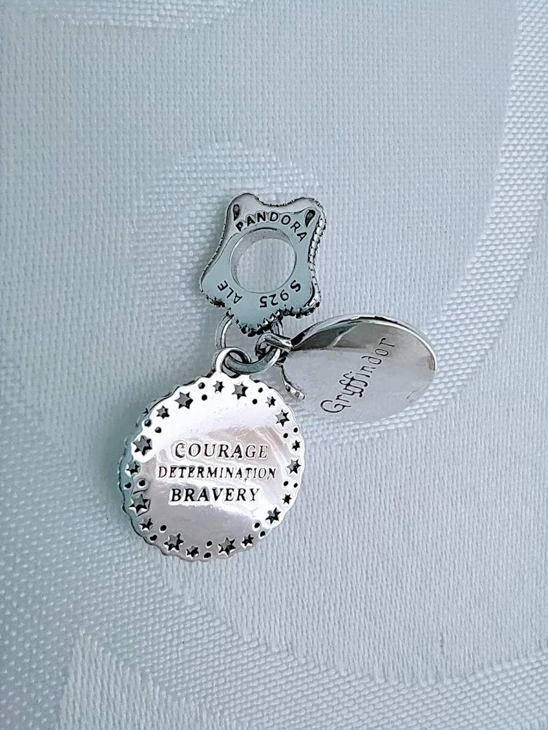 CHARMY'S Charm S925 Sterling Silver the hogwarts houses of harry potter - Gryffindor house charm - Slytherin House charm - Ravenclaw House charm - Hufflepuff Hose charm - Fandom Sorting Hat charm - Bead for Pandora Style Bracelet
