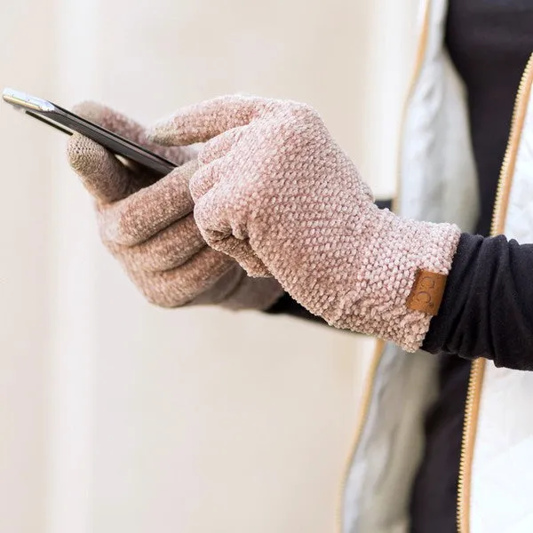 Chenille Touch Gloves