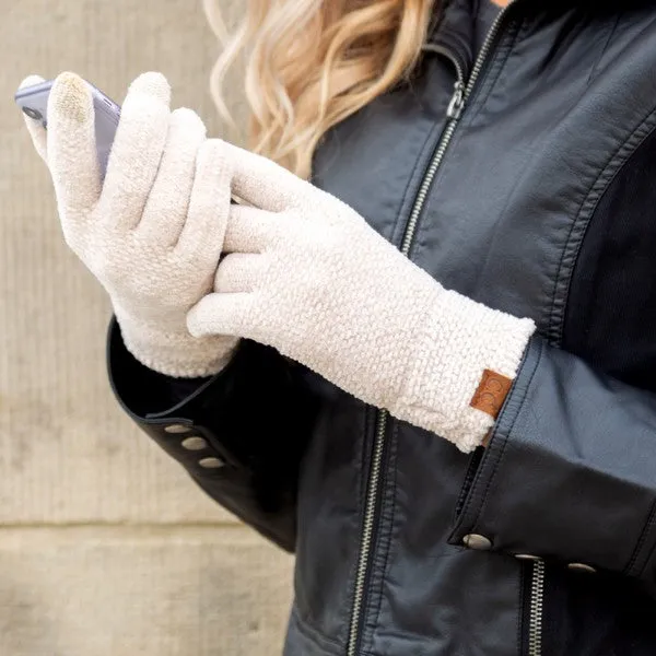 Chenille Touch Gloves
