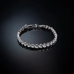 chiara ferragni crystal horizontal infinity love bracelet 175mm
