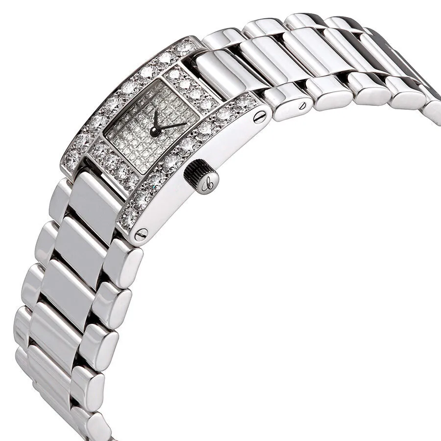 Chopard H-Watch Diamond Dial White Gold Brcelet Ladies Watch 106928-1001