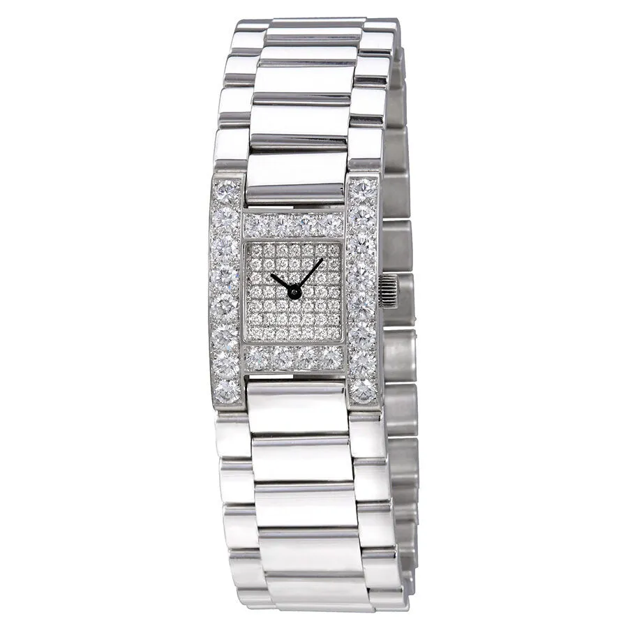 Chopard H-Watch Diamond Dial White Gold Brcelet Ladies Watch 106928-1001