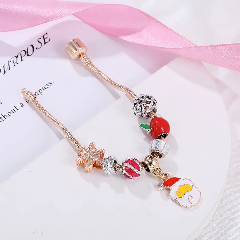 Christmas Holiday Strand Bracelet for Women Girls