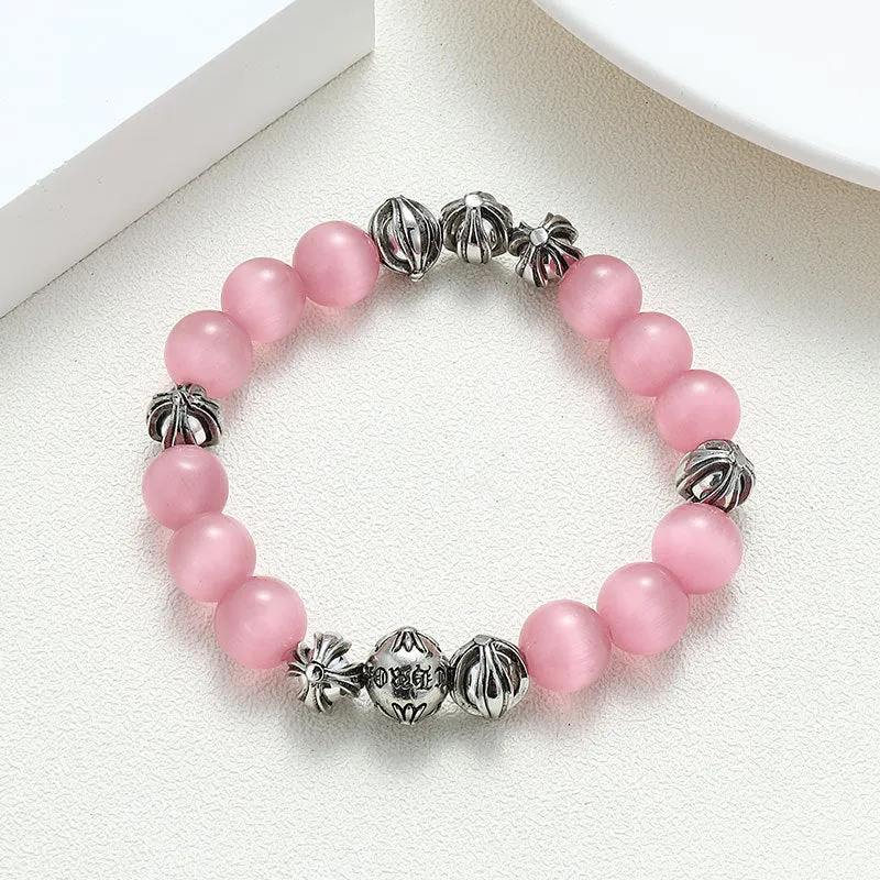 Chrome hearts obsidian turquoise bracelet