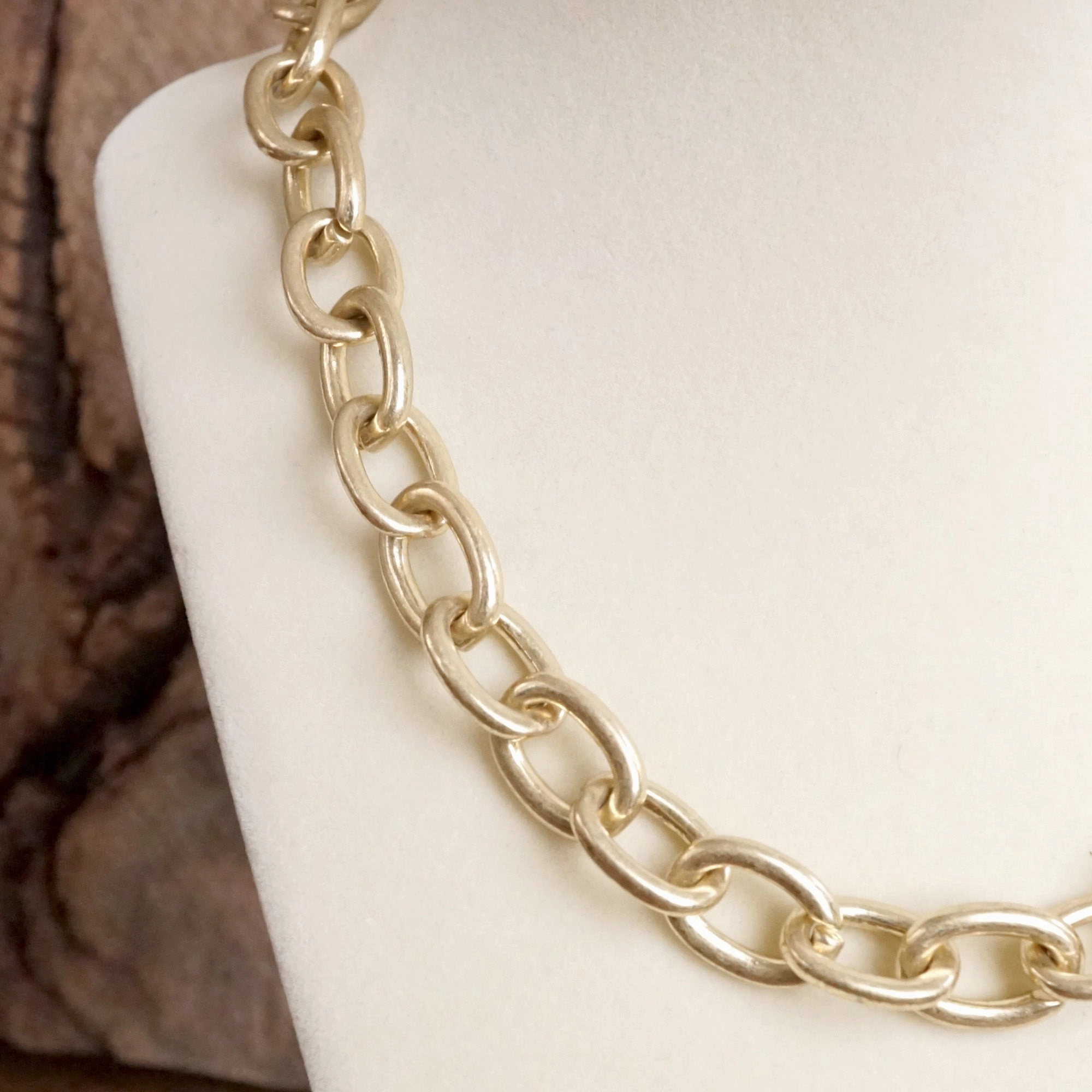 Chunky Chain Necklace ?C Perfect for Layering Timeless Mood Fall Item