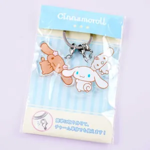 Cinnamoroll Friends Triple Charm Acrylic Keychain
