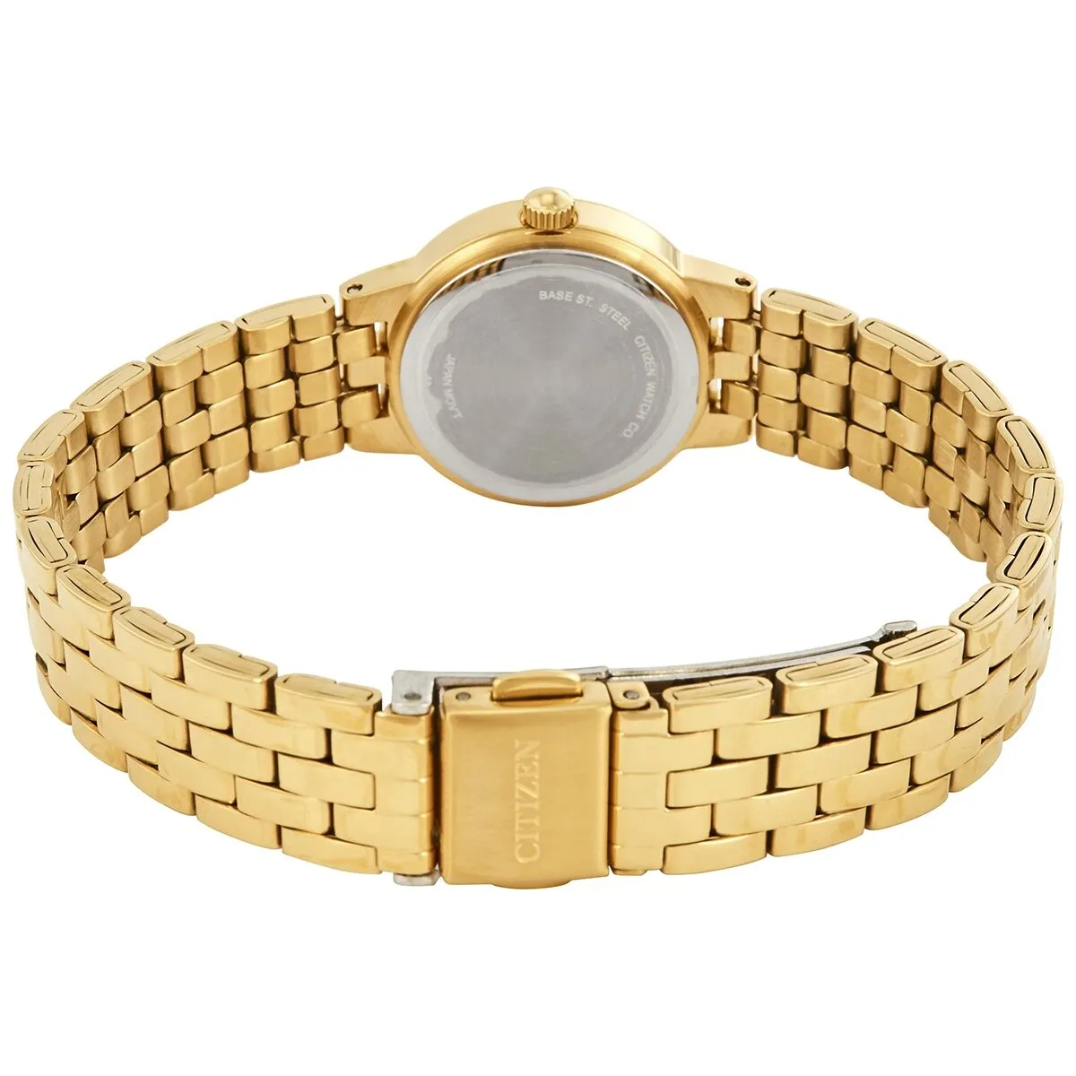 Citizen Quartz Crystal Black Dial Ladies Watch EJ6102-56E