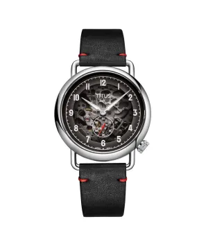 Classic 3 Hands Mechanical Leather Men Watch W06-03299-001