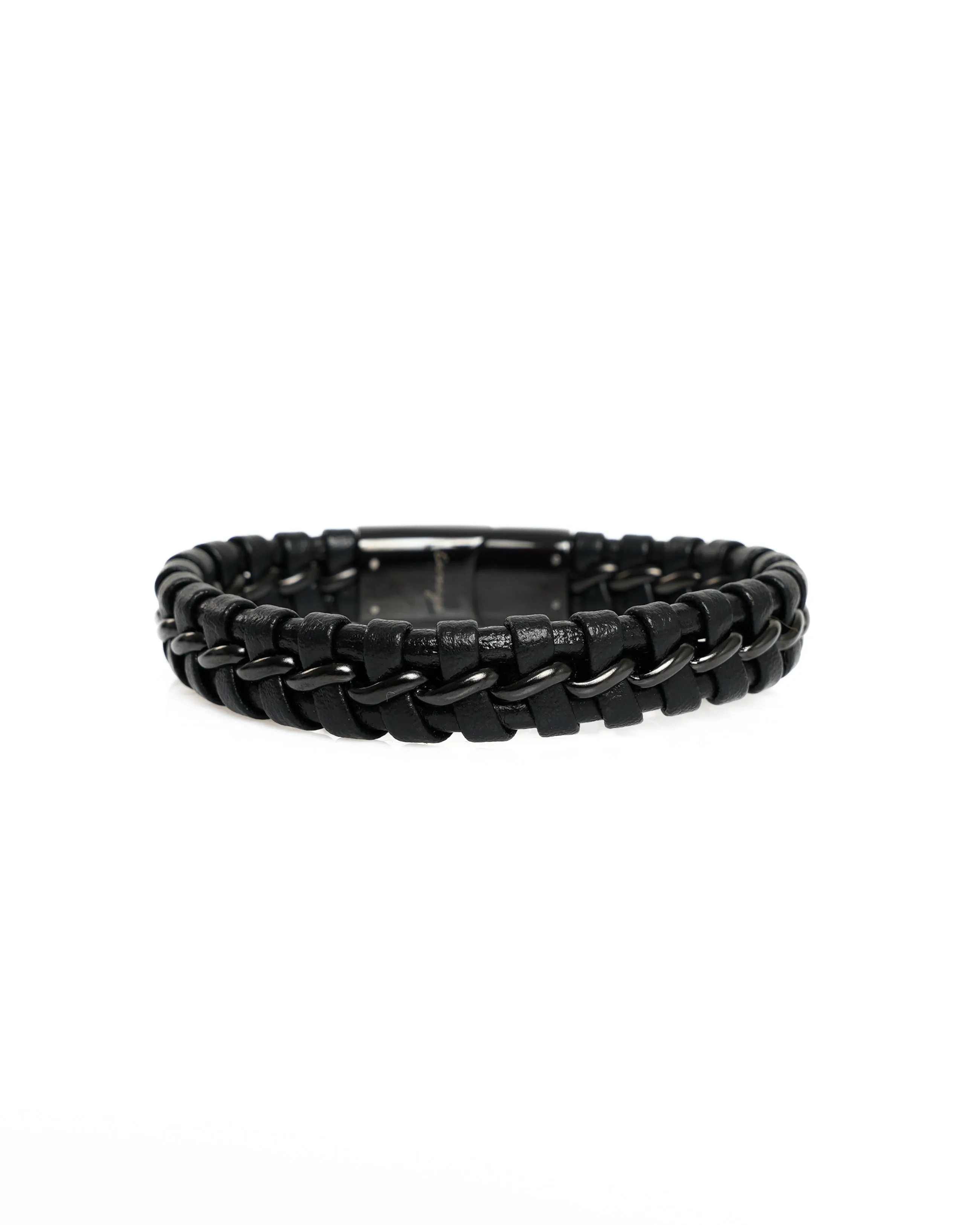 Classic Braided Bracelet - Blazing Black