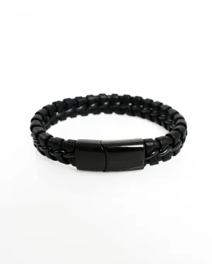Classic Braided Bracelet - Blazing Black