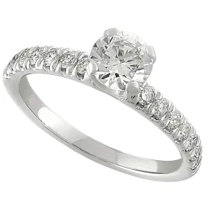 Classic Diamond Engagement Ring .03CT Diamonds