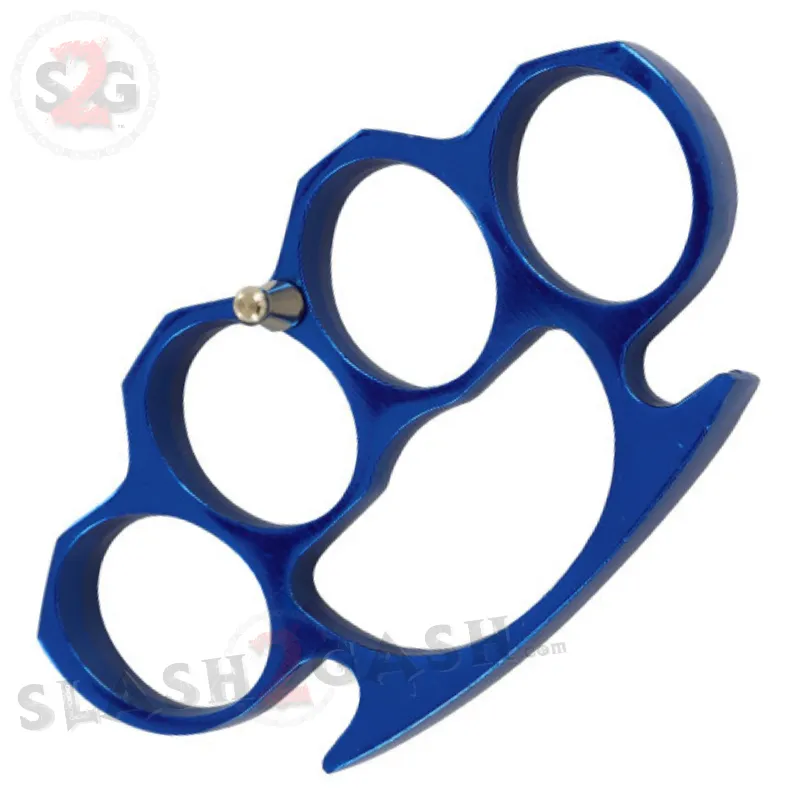 Classic Heavy Duty Belt Buckle & Paperweight - Blue Knuckles