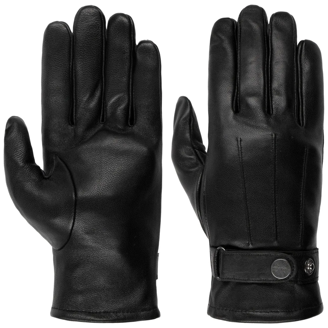 Classic Touchscreen Leather Gloves by Pearlwood