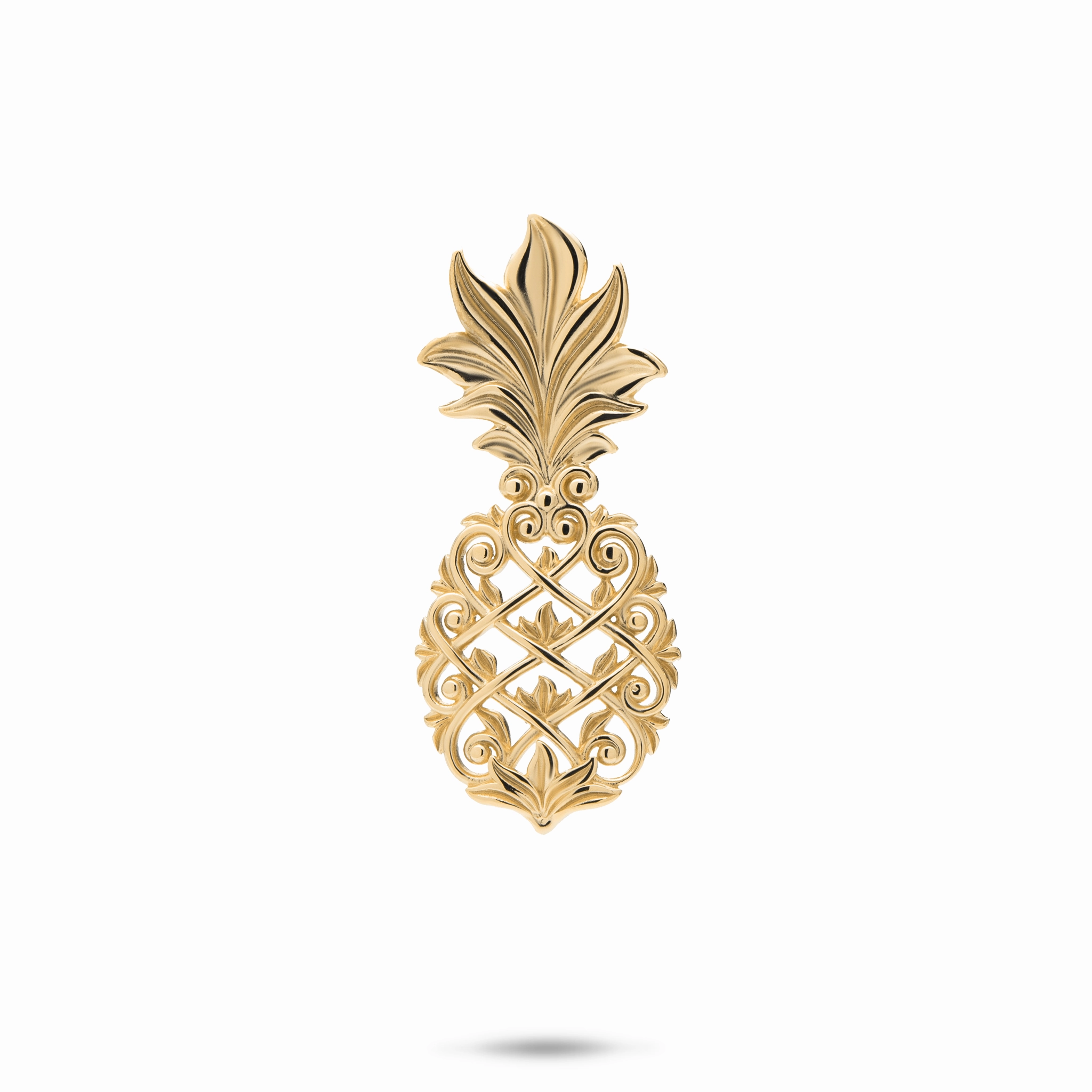 Classic Glimmer Living Heirloom Pineapple Pendant in Gold - 30mm
