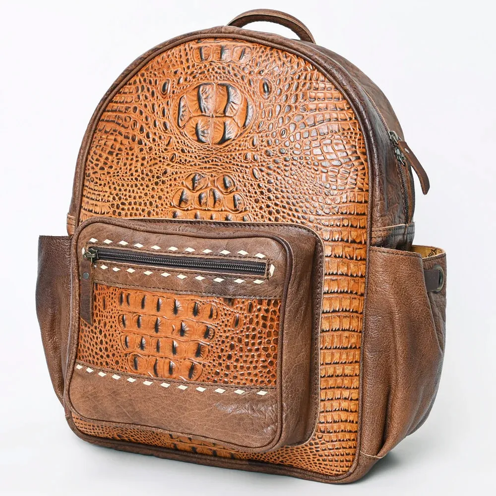 Conestoga Western Leather Backpack