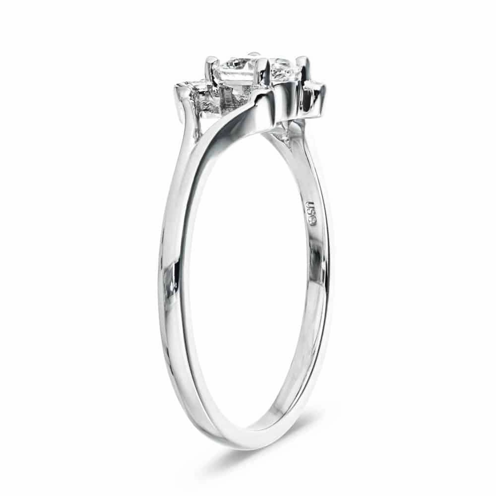 Frannie Oval Lab Grown Diamond Crush Turtle Solitaire Engagement Ring Sturdy Ornament