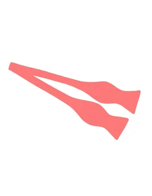 Coral Self-Tie Bow Tie