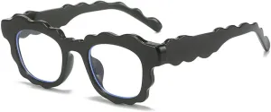 COTIA Fashion Square Sunglasses Women New Unique Irregular Wave-Shaped Frames Sun Glasses for Men Trending Cute Eyewear