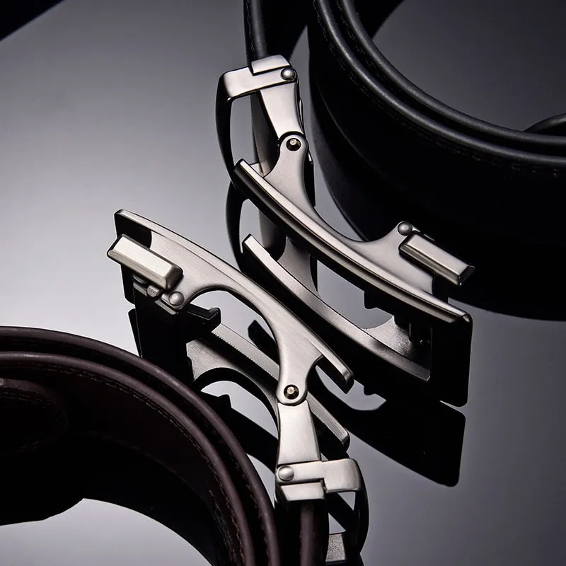 Cowhide Ratchet Belt for Men