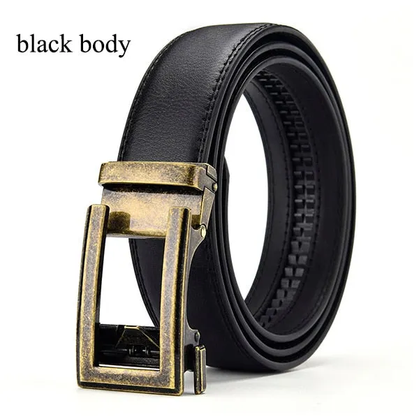 Cowhide Ratchet Belt for Men