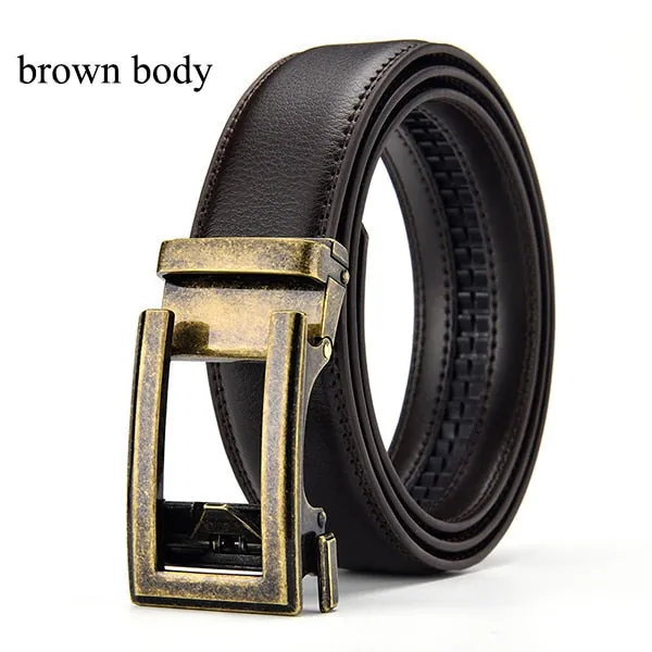 Cowhide Ratchet Belt for Men