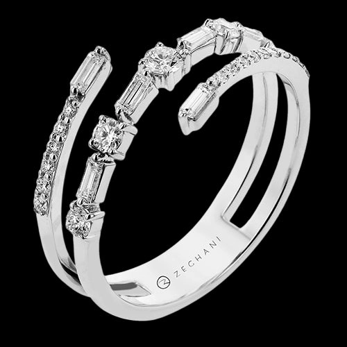 Modern Bauble ZR2371 Right Hand Ring in 14k Gold with Diamonds