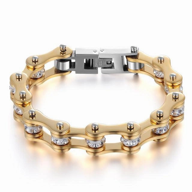 Cycolinks Gold Crystal Bracelet Memorable Amalgamations