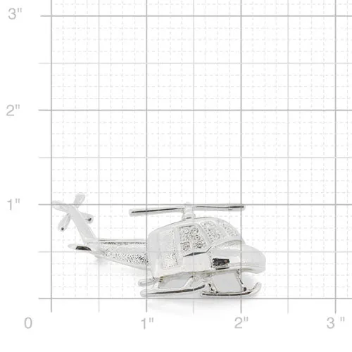 Crystal Helicopter Swarovski Crystal Pin Brooch