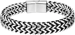 Cuban bracelet Wide Cuban Link Chain Bracelet Men 18k Plated Stainless Steel Mens Bracelets & Bangles Biker Hand Chain Bracelet-T74