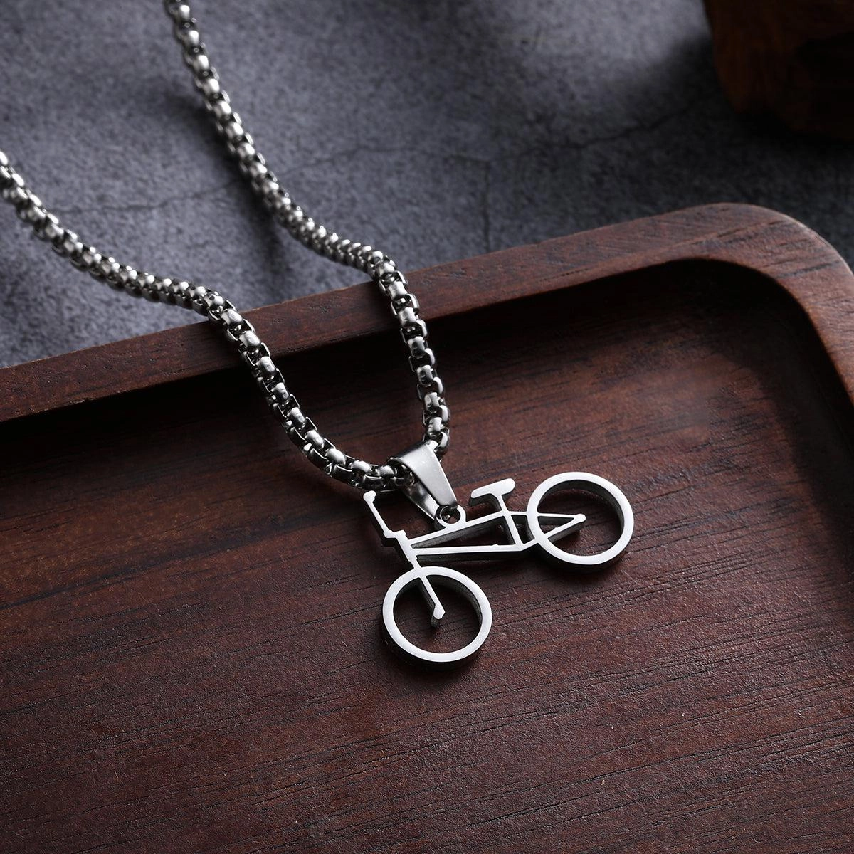 Boho Accent Cycolinks BMX Bike Necklace | Dirt and Street Rider Jewelry