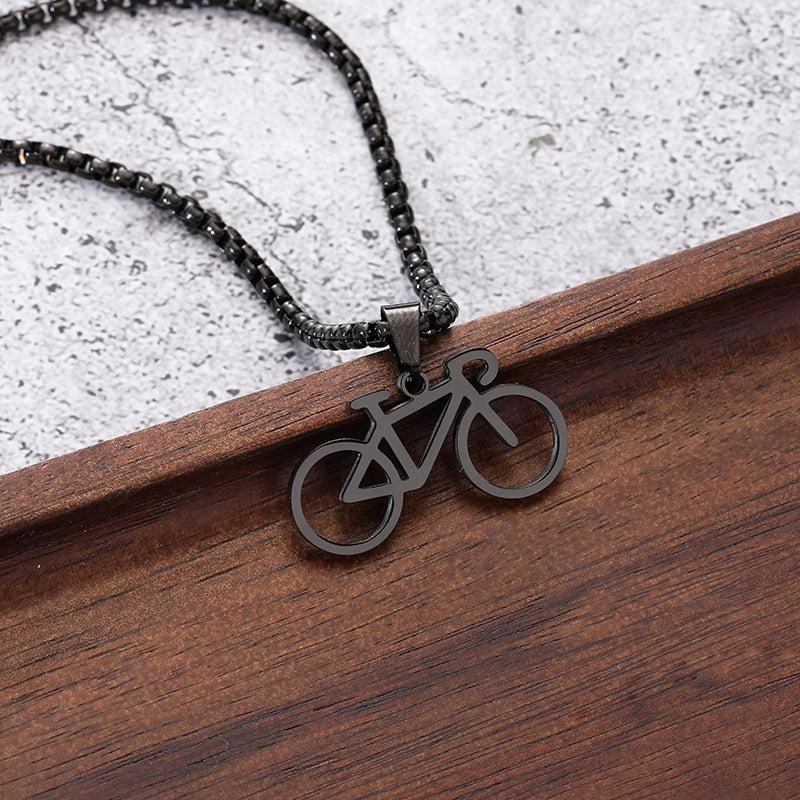 Cycolinks Road Bike Necklace | Road Cycling Enthusiast Jewelry Artisan Design custom design