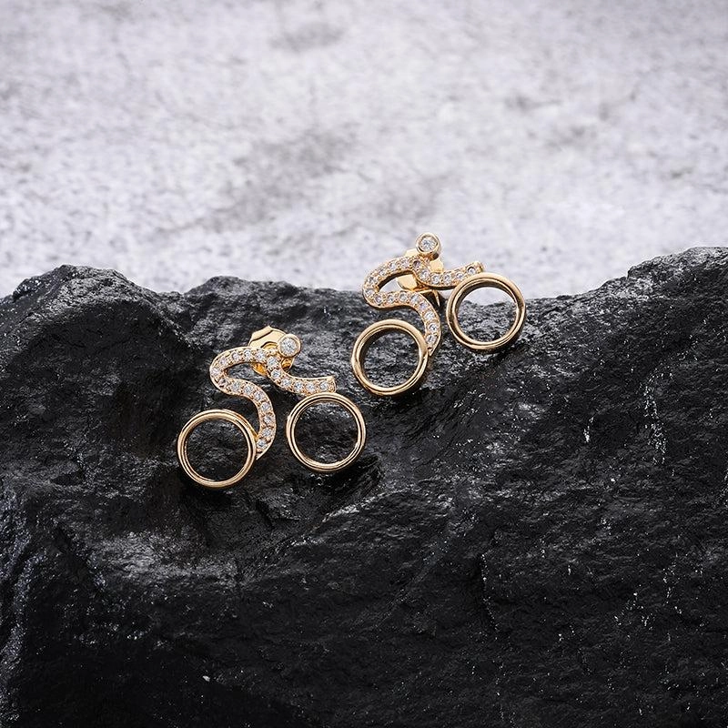 Cycolinks Velorosa Road Bicycle Necklace & Earring Set Home Party Professional Piece