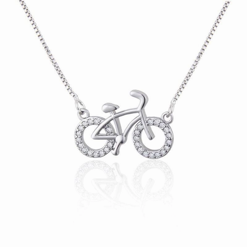 Cycolinks Zirconium Copper Plating Bicycle Necklace Mother??s Day