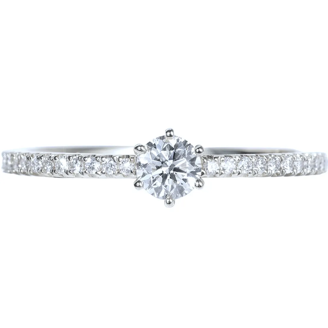 Dainty Classic Six Prong Diamond Ring