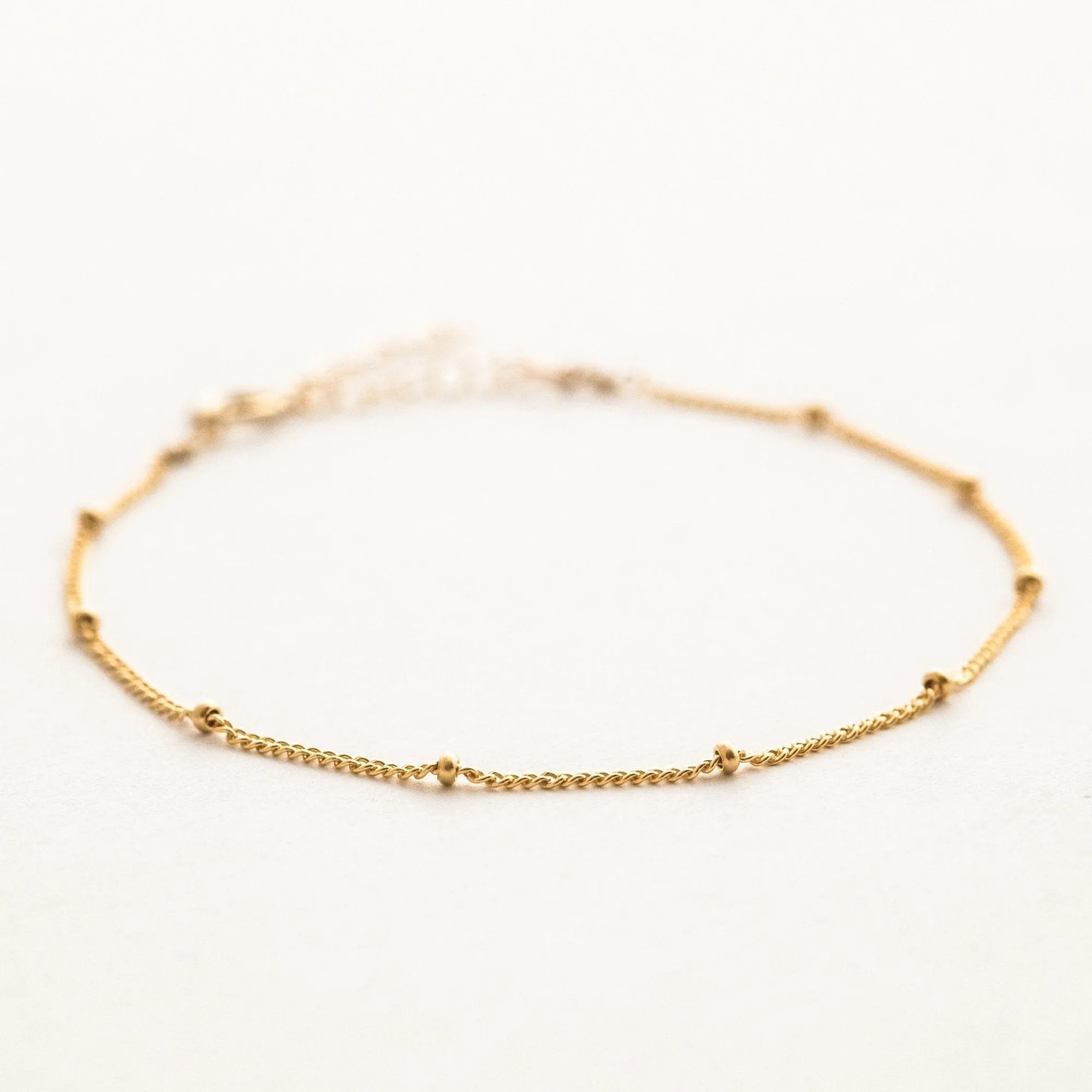 Dainty Satellite Chain Anklet