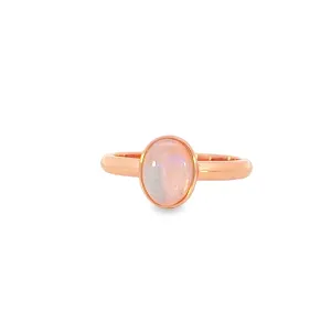 Dainty White Opal Ring for Women - Gold & Sterling Silver - Elegant Opal Jewelry"
