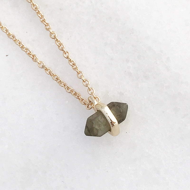 Dainty Collarbone Tiny Semi Precious necklace Effortless Cool Luxury Style