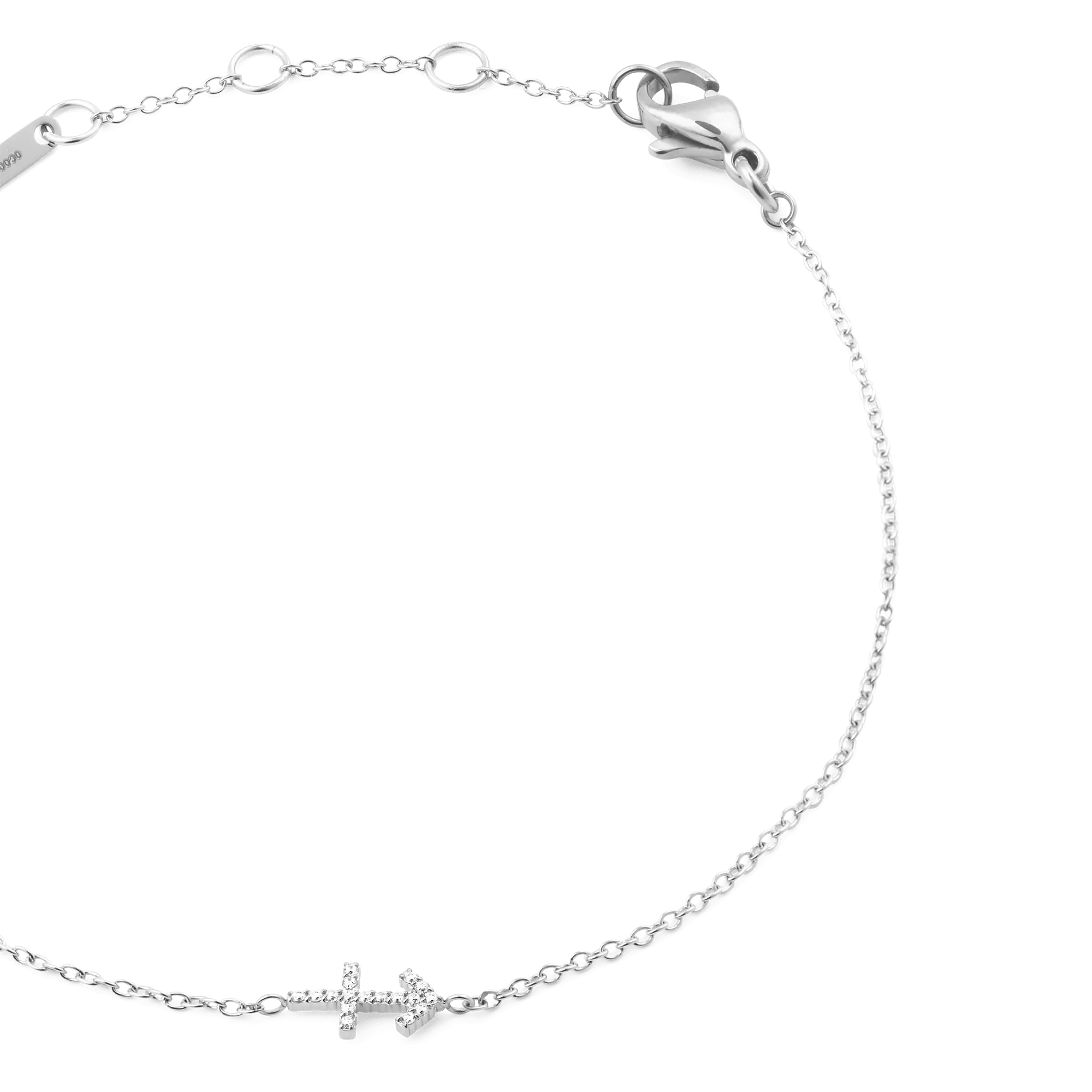 Daniel Wellington Crystal Zodiac Chain Bracelet Silver