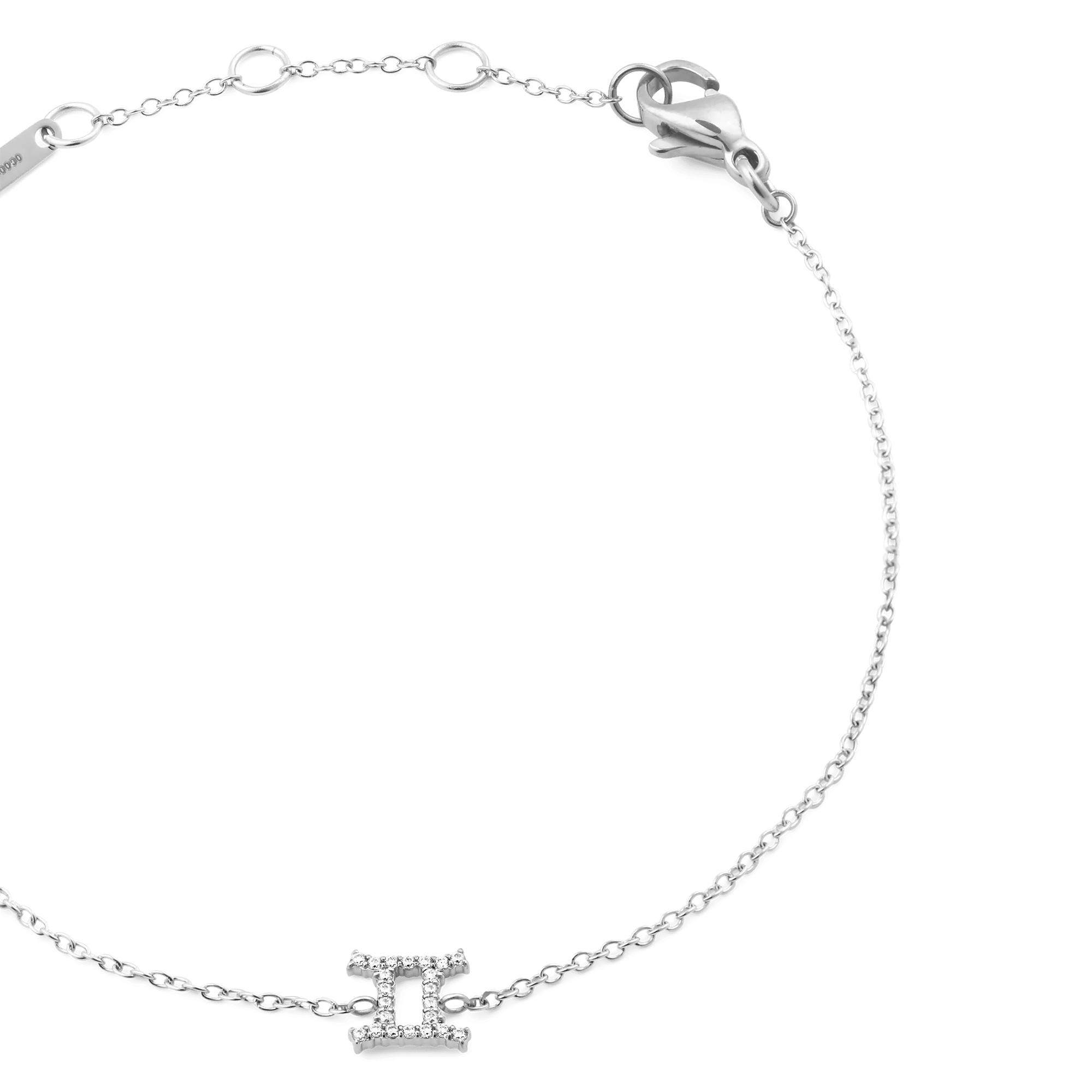 Daniel Wellington Crystal Zodiac Chain Bracelet Silver
