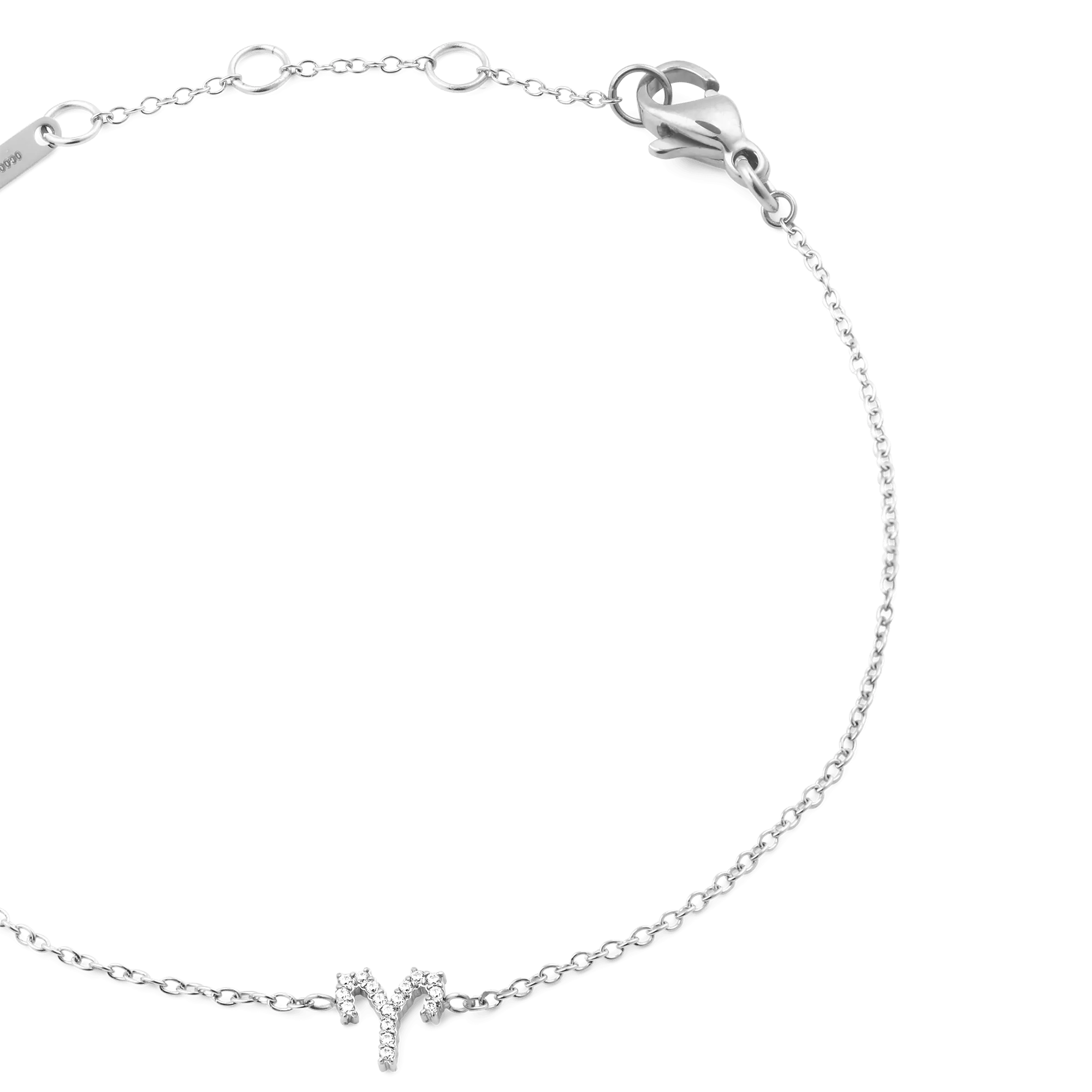Daniel Wellington Crystal Zodiac Chain Bracelet Silver