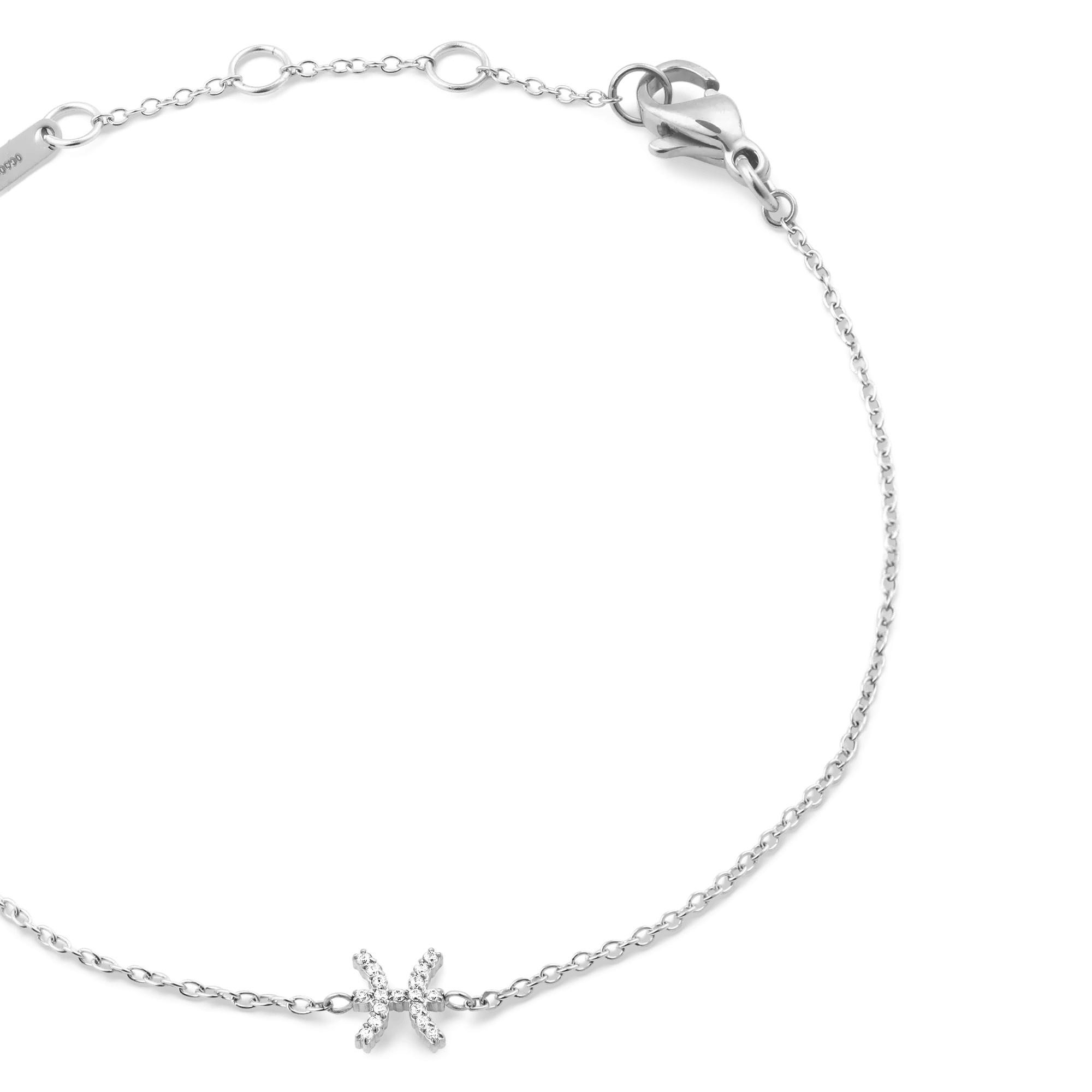 Daniel Wellington Crystal Zodiac Chain Bracelet Silver