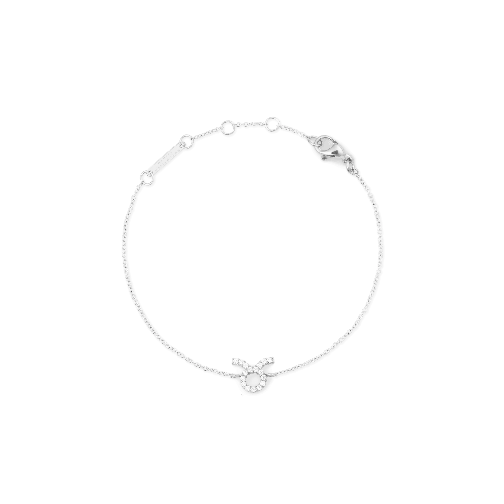 Daniel Wellington Crystal Zodiac Chain Bracelet Silver