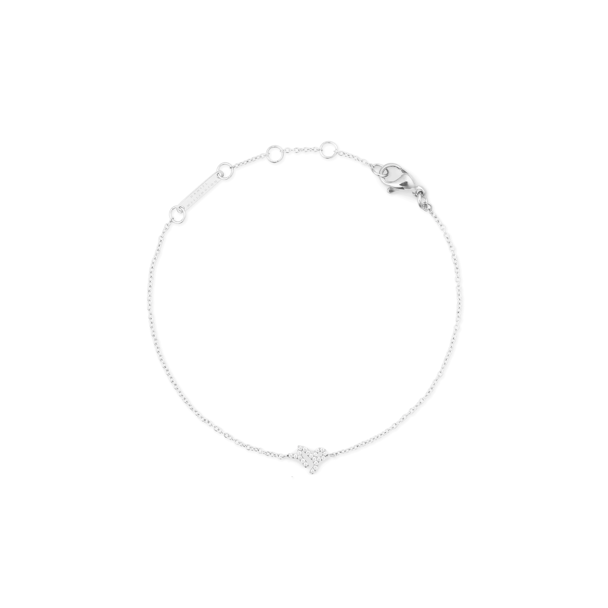 Daniel Wellington Crystal Zodiac Chain Bracelet Silver